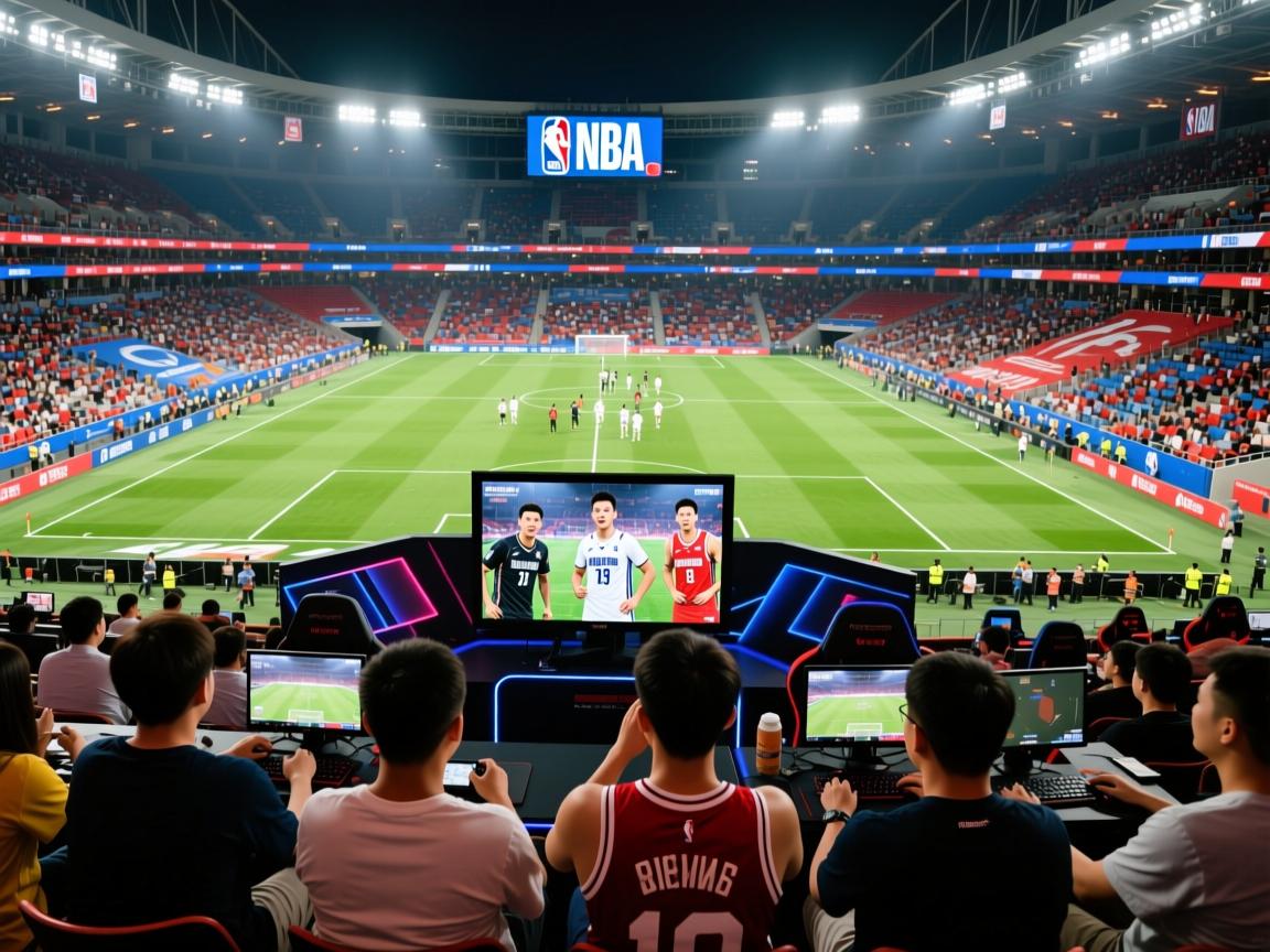 热衷足球的球迷聚集观看几支球队的风采  第2张