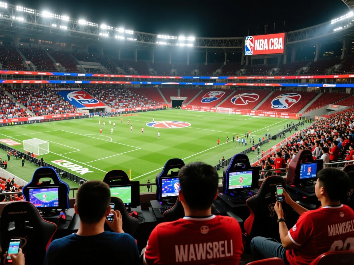 热衷足球的球迷聚集观看几支球队的风采  第3张