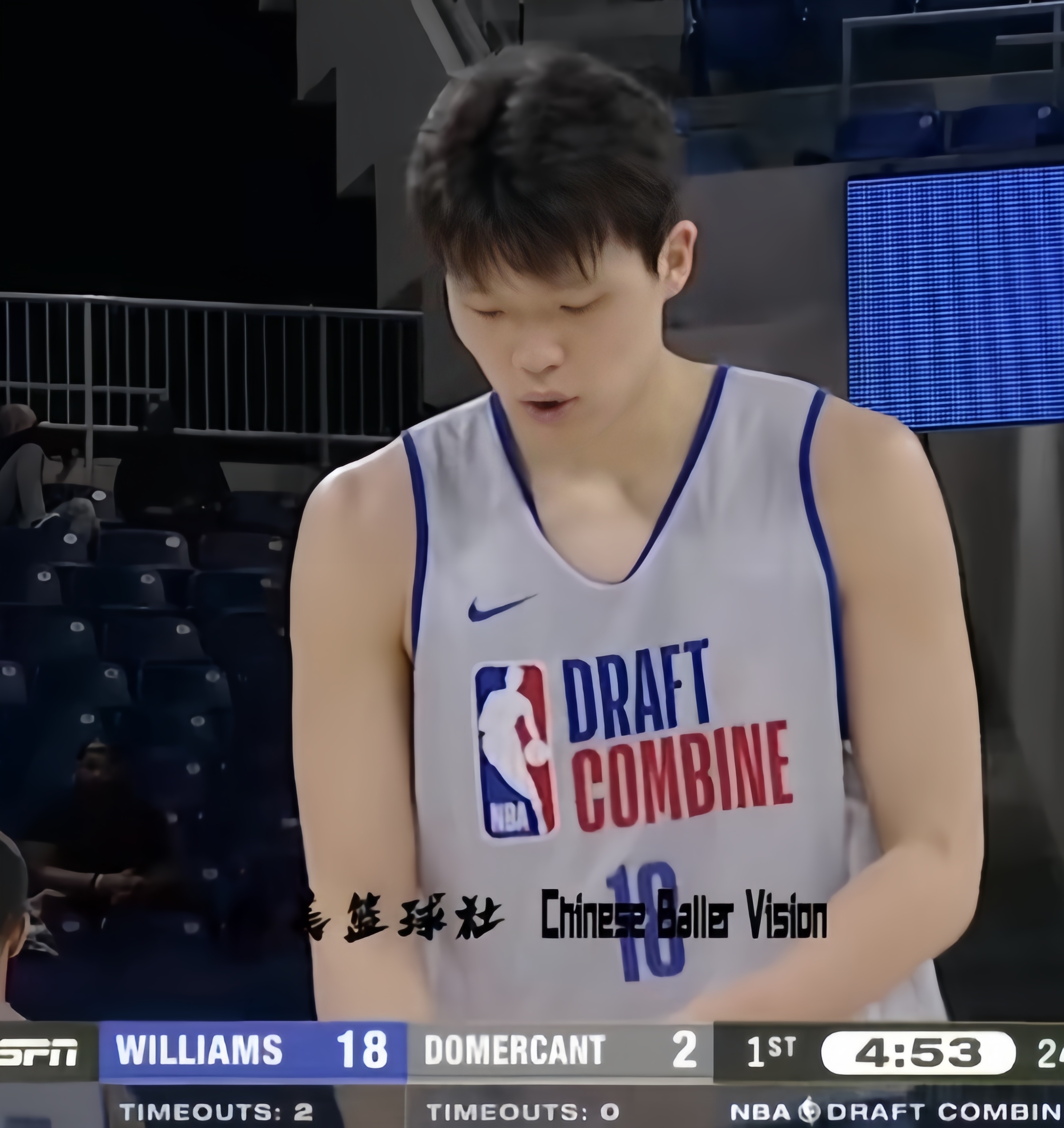 杨瀚森在洛杉矶进行训练与球哥等人同场竞技