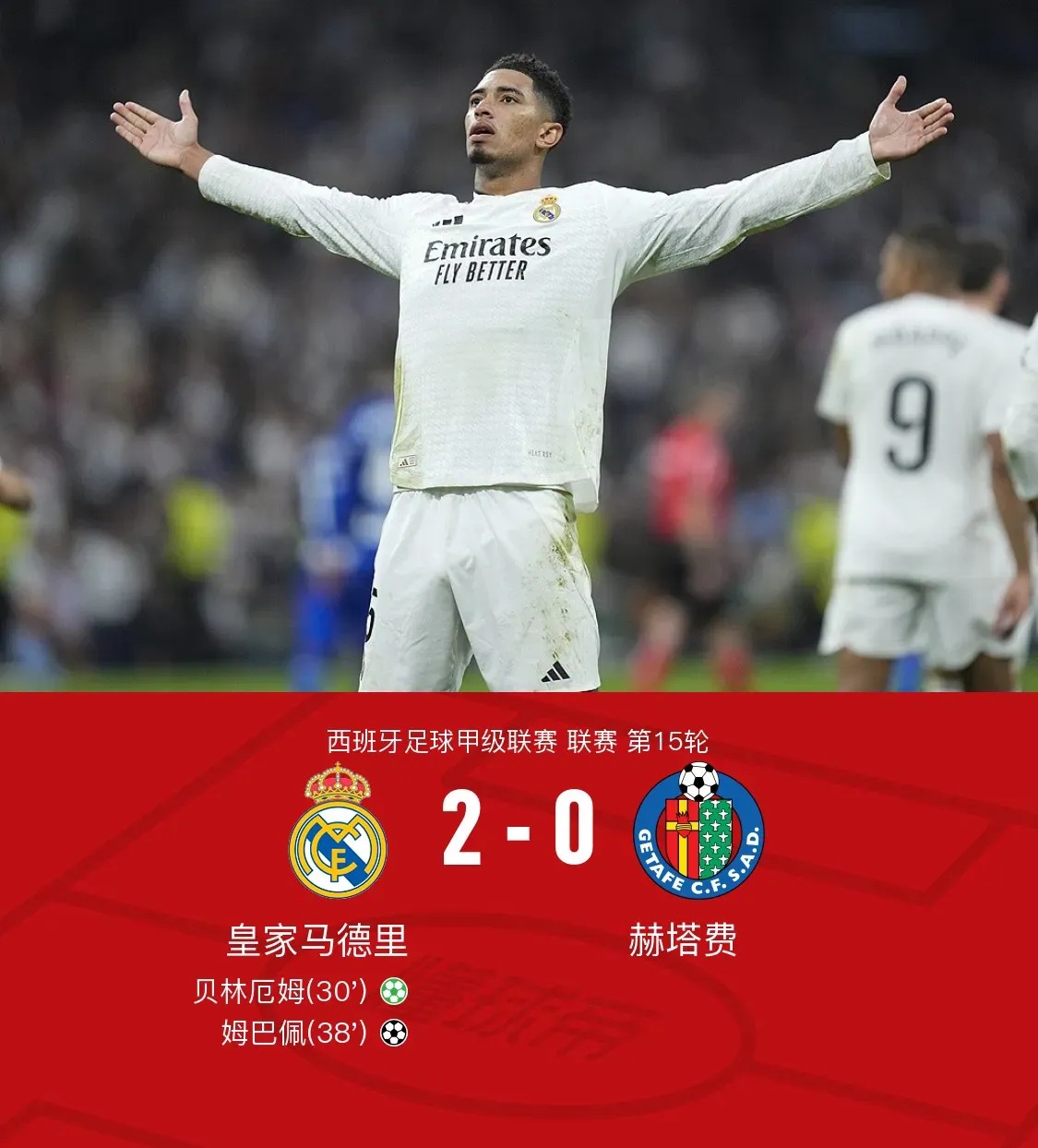 皇马3-2多特晋级世俱杯半决赛，姆巴佩倒钩破门